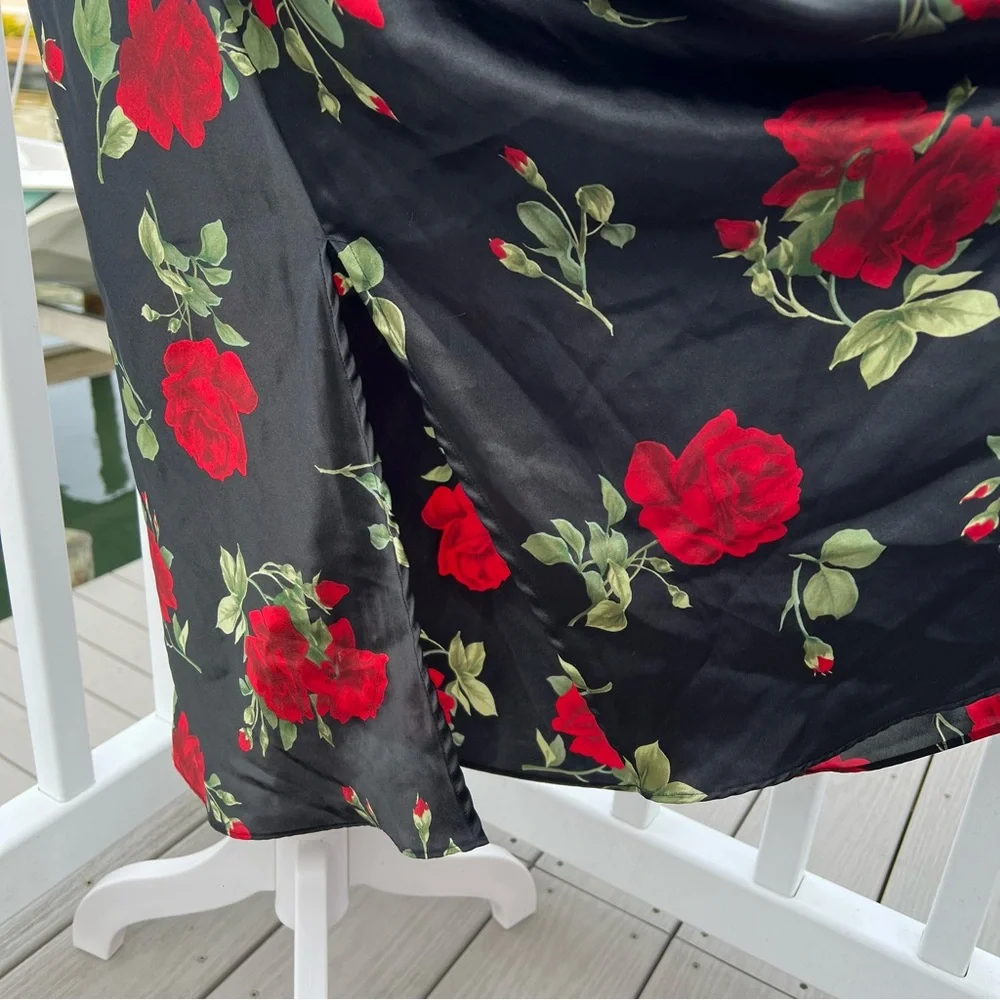 Vintage Floral Maxi Slip Dress - Picture 12 of 12